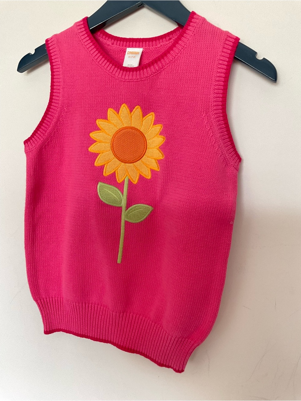 Gymboree Sunny Sunflower Knit Vest-- Kids Size M(7-8)
